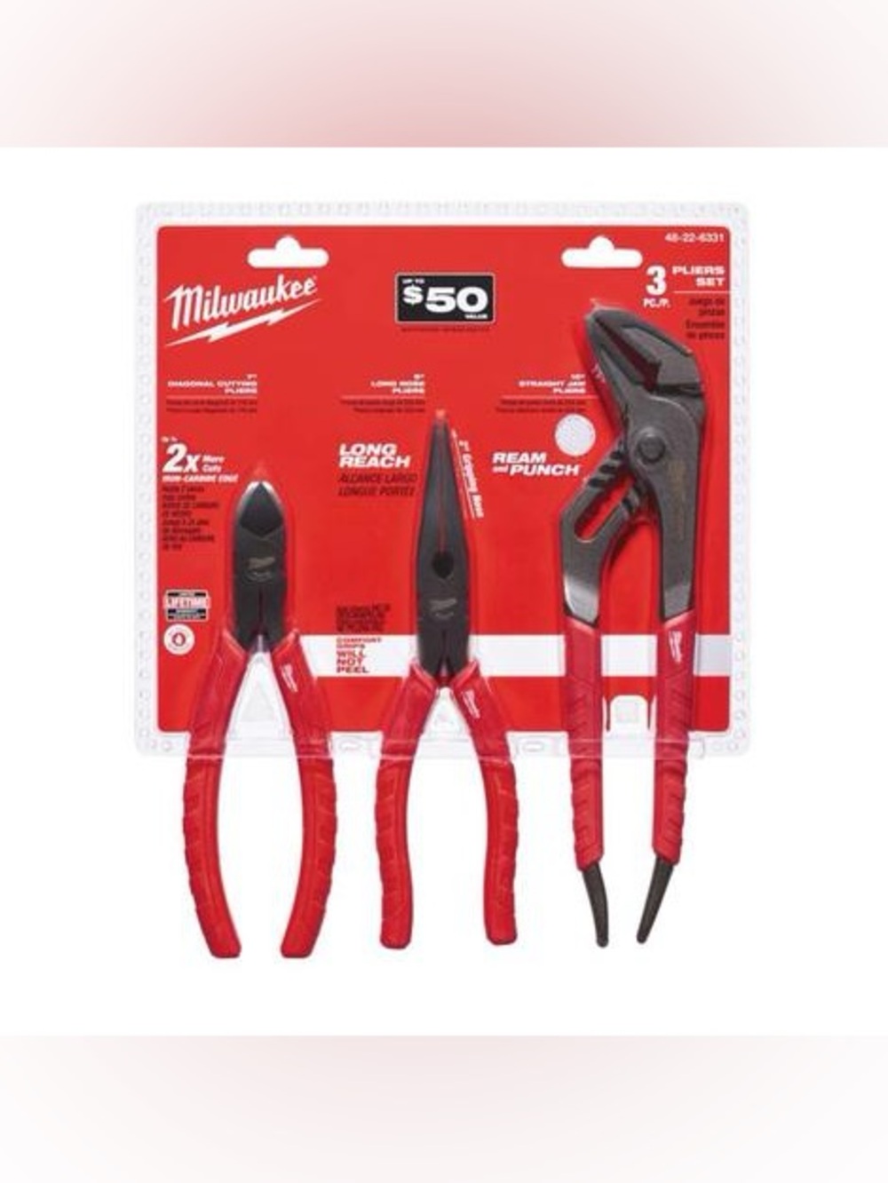NEW Milwaukee Pliers Kit, 3 Piece | for Boats | by West Marine